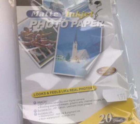 Daiktas foto popierius(du pakeliai)