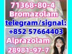 Daiktas Bromazolam | 71368-80-4 Alprazolam 28981-97-7 white powder 