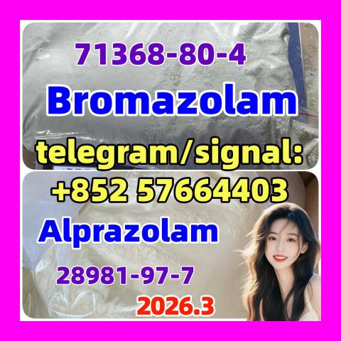 Daiktas 71368-80-4 Bromazolam Alprazolam Powder  28981-97-7 benzodiazepines