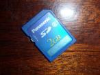 Daiktas SD panasonic 
