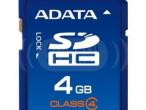 Daiktas 4gb adata sd kortele
