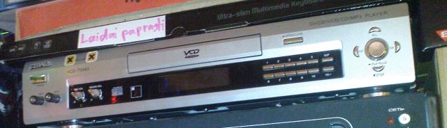 Daiktas riwa vcd t-5563 karaoke grotuvas defektas