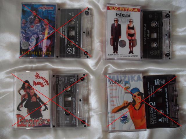 Daiktas Audio kasetes mc