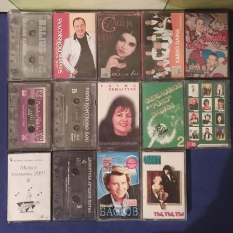 Daiktas Mc muzikos audio kasetes lietuviskos