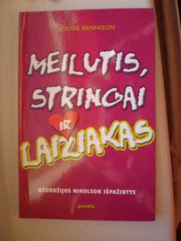 Daiktas Meilutis, stringai ir laižiakas