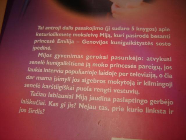 Daiktas princesės dienoraštis 2 dalis