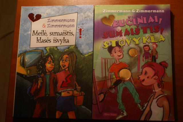 Daiktas Zimmermann&Zimmermann "Meilė, sumaištis, klasės išvyka", "Bučiniai, sumaištis, stovykla"