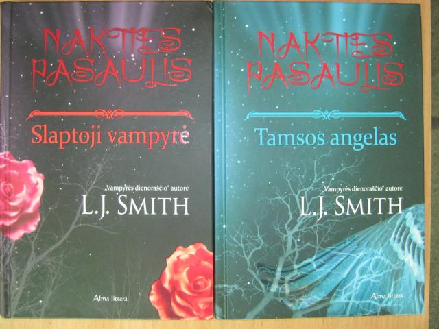 Daiktas 18 lt. l.j. smith 'Slaptoji vampyrė' 1 dalis ir 'tamsos angelas' 4 dalis