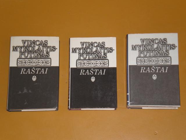 Daiktas Vincas mykolaitis putinas - rastai 1, 2 ir 4 (poezija ir altoriu sesely)