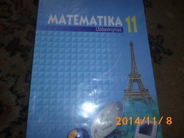 Daiktas matematika matematikos uzdavinynas 11 klasei