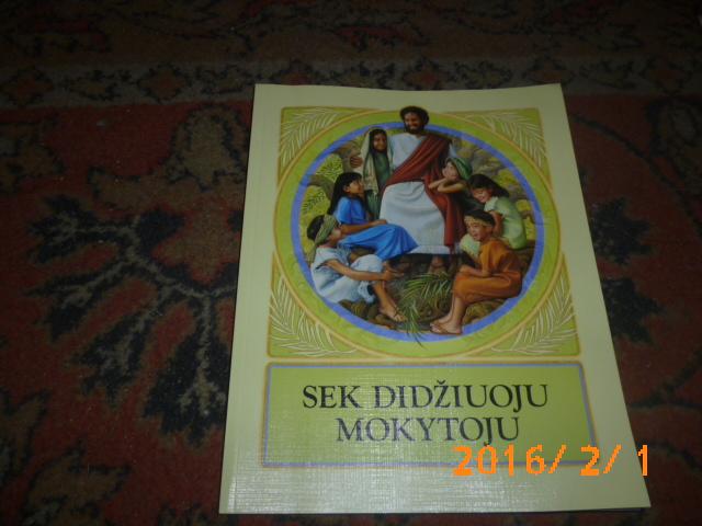 Daiktas sek didziuojiu mokytoju