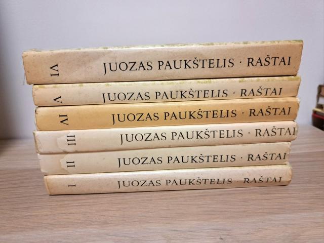 Daiktas Juozas Paukštelis Raštai 6€
