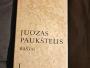 Daiktas Juozas Paukštelis Raštai 1 tomas 1€