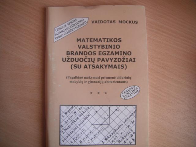 Daiktas Matematikos valstybinio brandos egzamino uzduociu pavyzdziai 