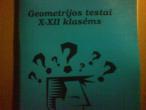 Daiktas Geometrijos testai X -XII klasems