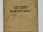 Daiktas Knyga "Nurodymai kolūkio gamybiniam planui sudaryti" 1950m.