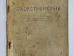 Daiktas Knyga Ūkininko knygynėlis Nr.86 "Paukštininkystė" 1939m