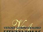 Daiktas Viešojo administravimo efektyvumas