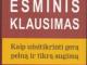 Knyga Esminis klausimas Kaip užsidirbti gerą pelną ir tikrą augimą Klaipėda - parduoda, keičia (1)