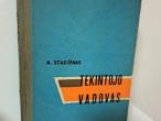 Daiktas Tekintojo vadovas 8€ (rezervuota)
