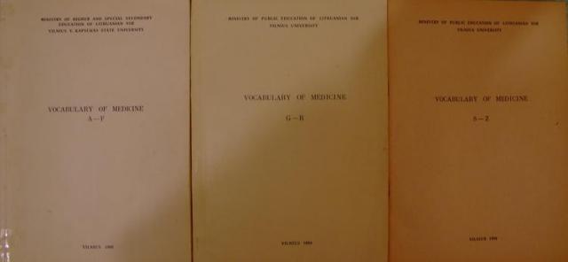 Daiktas Anglų-lietuvių kalbų medicininis žodynas (medicina