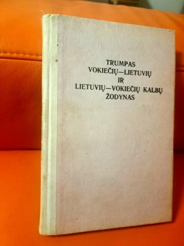 Daiktas Trumpas vokiečių-lietuvių ir lietuvių vokiečių kalbų žodynas 1,50€