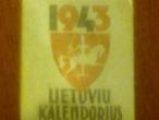 Daiktas Lietuvos kalendorius 1943 metu