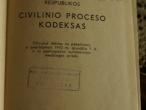 Daiktas Lietuvos TSR Civilinio proceso kodeksas, 1971