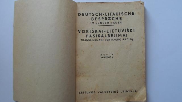 Daiktas vokiskailietuviski pasikalbeimai 1941m