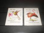 Daiktas Argentina 1970 paukščiai 2 ženklai
