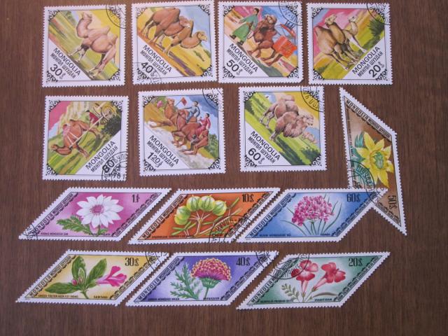 Daiktas Mongolija , nacionaliniai žaidimai ir gėlės.