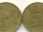 Daiktas Slovakijos moneta 10 sk