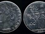 Daiktas Italijos 100 liru 1979m