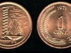 Daiktas Singapuro 1centas 1982m
