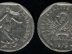 Daiktas Prancuzijos 2frankai1979m