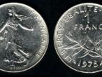 Daiktas Prancuzijos 1frankas1977m