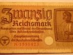 Daiktas 20 reichmarkių. 
