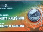 Daiktas Litas krepšiniui specialiame lanstinuke