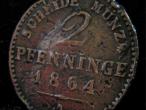 Daiktas Germanija 2 pfeningai 1864