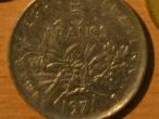 Daiktas prancuzija 5 frankai 1971m