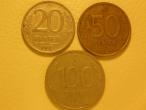 Daiktas Rusija 20-50-100 rubliu    92-93-93 m