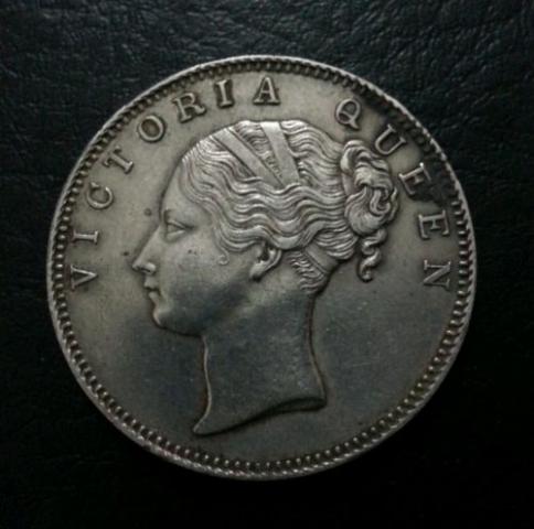 Daiktas 1 Rupee India sidabrine moneta Queen Victoria 1840