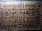 Daiktas 2 markes vokieciu okupacijos bendra valiuta Kaune 1918m