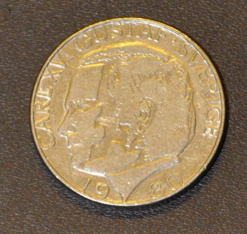 Daiktas Švedija 1 Krona 1980m. A5