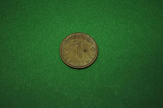 Daiktas 1 santimas - 2008m. (Latvija) B2