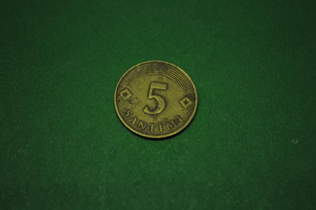 Daiktas 5 santimai - 1992m. (Latvija) B6