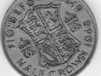 Daiktas half crown 1948m. UK