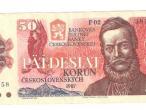Daiktas 50 kronu cekoslovakijos 1987