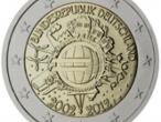 Daiktas Vokietijos 2 euro moneta 2012m.