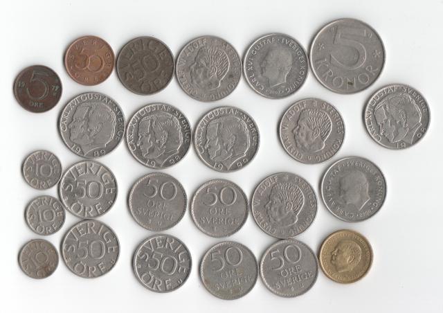 Daiktas Monetos Svedija